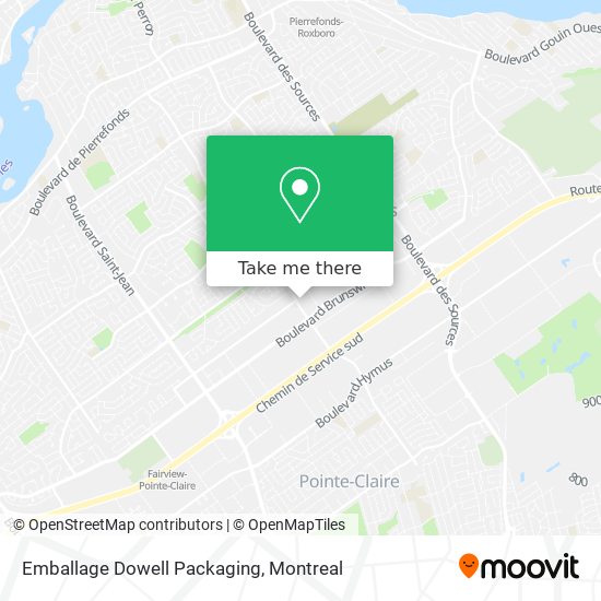 Emballage Dowell Packaging map