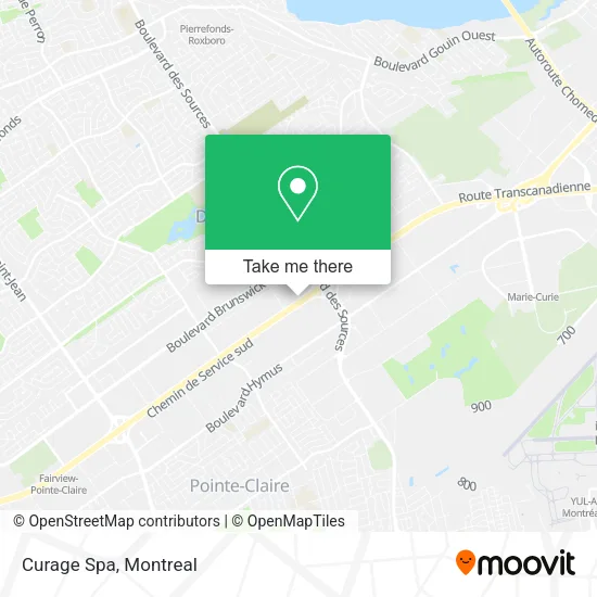 Curage Spa map