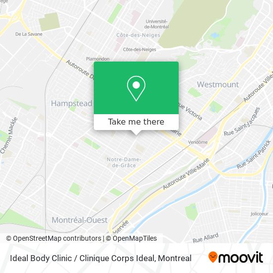 Ideal Body Clinic / Clinique Corps Ideal map