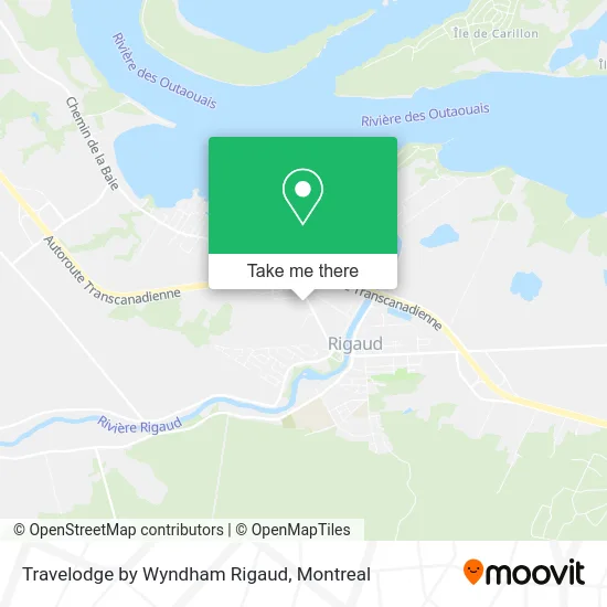 Travelodge by Wyndham Rigaud map