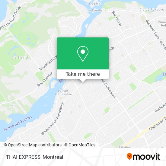 THAI EXPRESS map