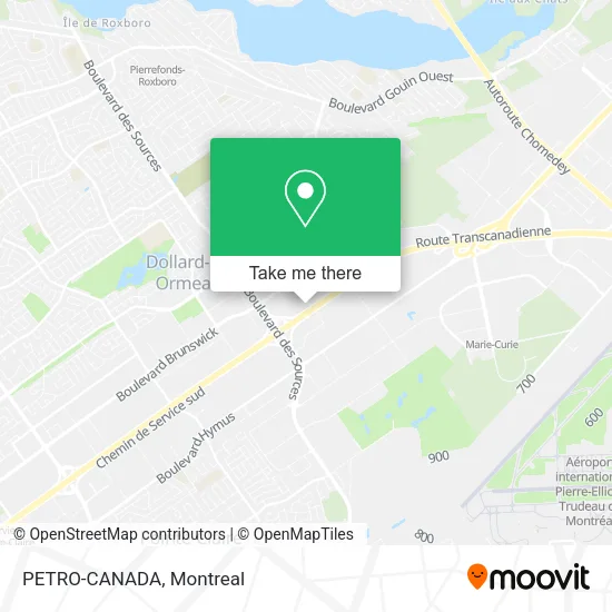 PETRO-CANADA map
