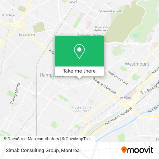 Simab Consulting Group map