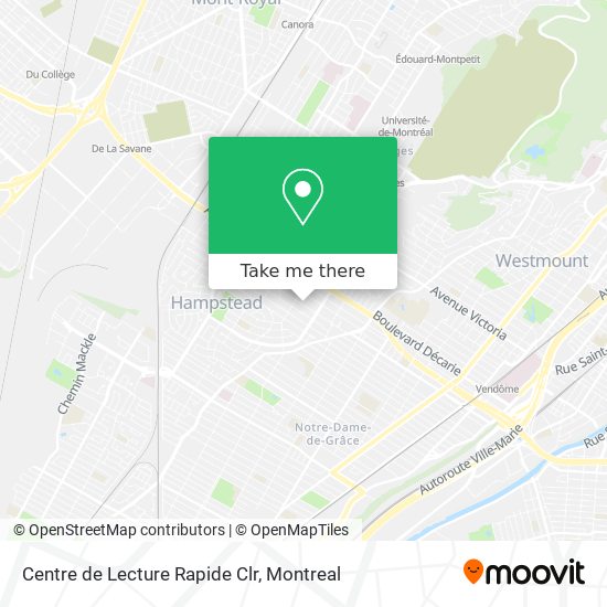 Centre de Lecture Rapide Clr map
