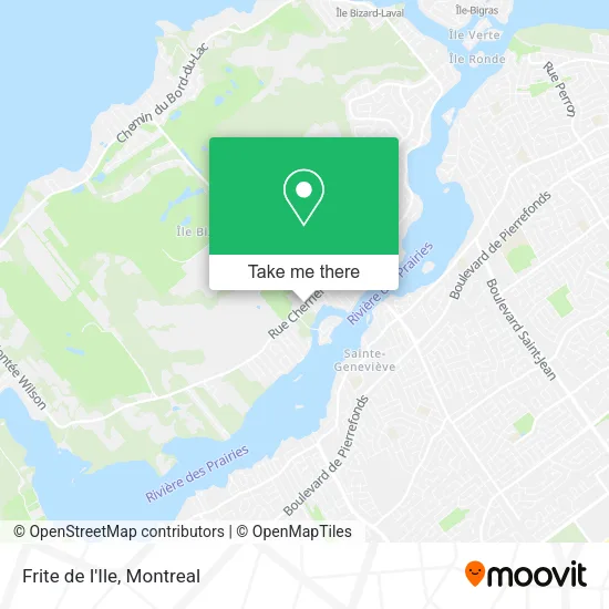 Frite de I'Ile map