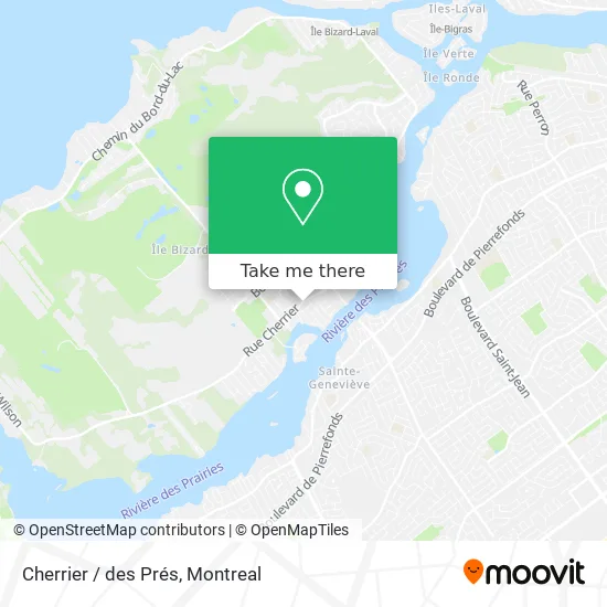 Cherrier / des Prés map