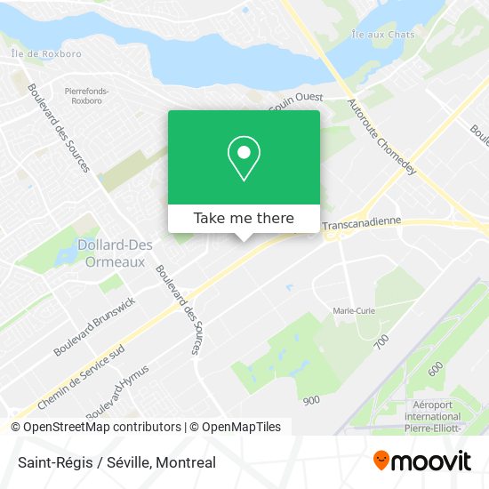 Saint-Régis / Séville map