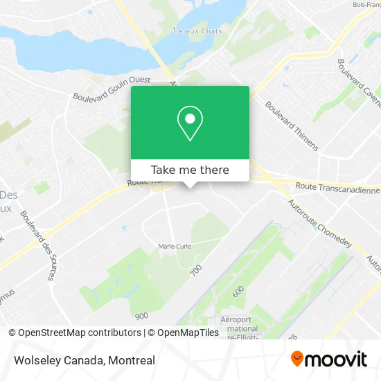 Wolseley Canada map