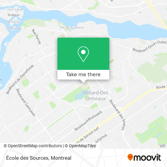 École des Sources map