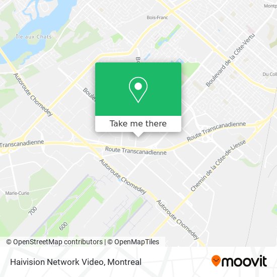Haivision Network Video map