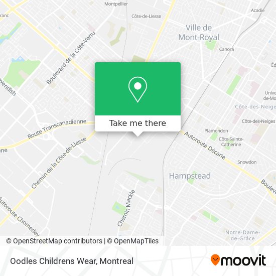 Oodles Childrens Wear map