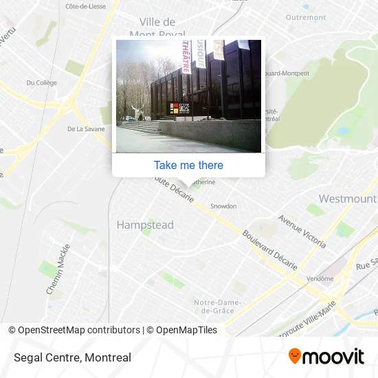 Segal Centre map