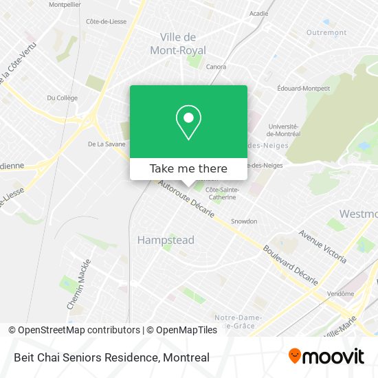 Beit Chai Seniors Residence map