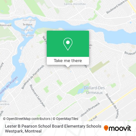 Lester B Pearson School Board Elementary Schools Westpark map