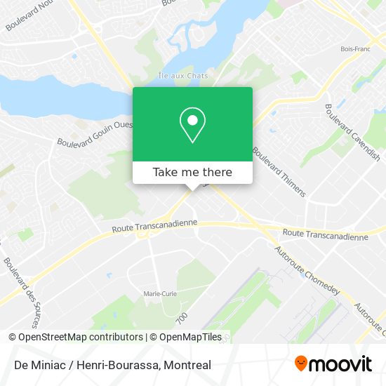 De Miniac / Henri-Bourassa map