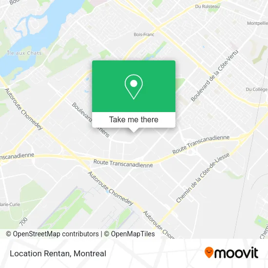 Location Rentan map