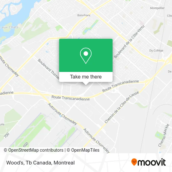 Wood's, Tb Canada map
