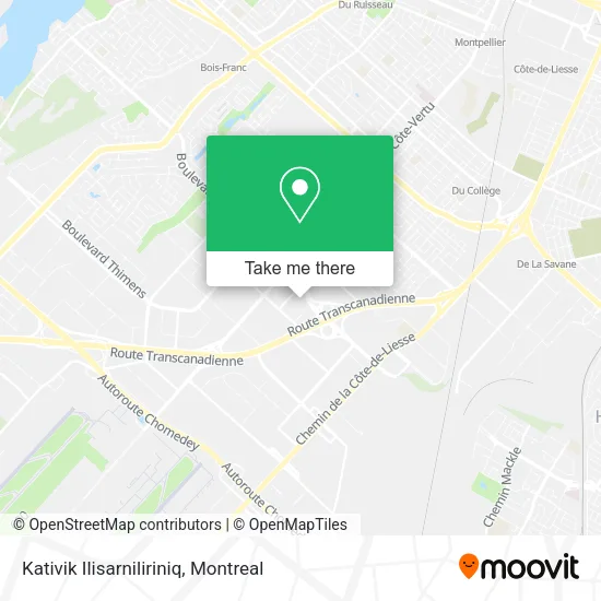 Kativik Ilisarniliriniq map
