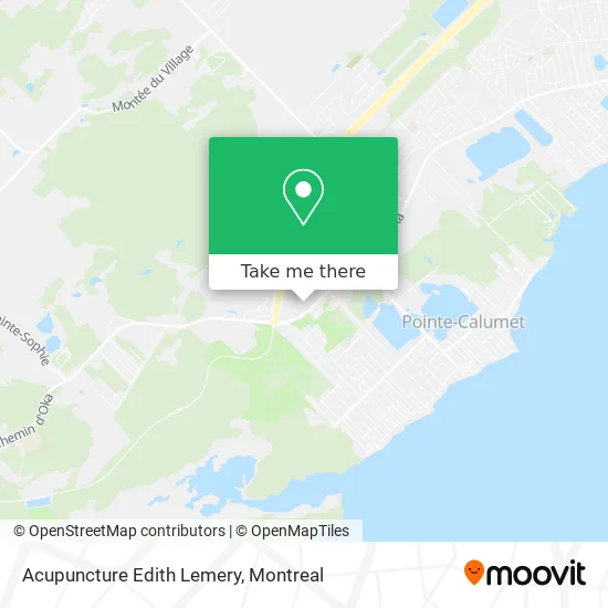 Acupuncture Edith Lemery map