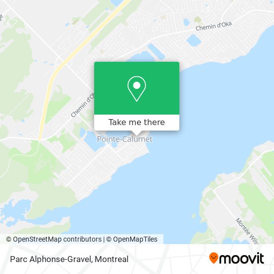 Parc Alphonse-Gravel map