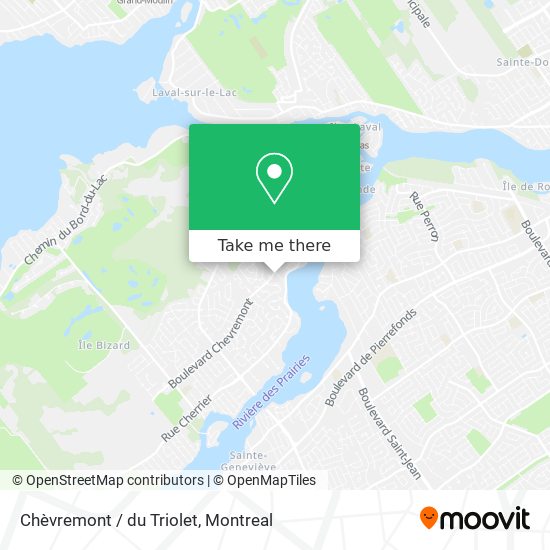Chèvremont / du Triolet map
