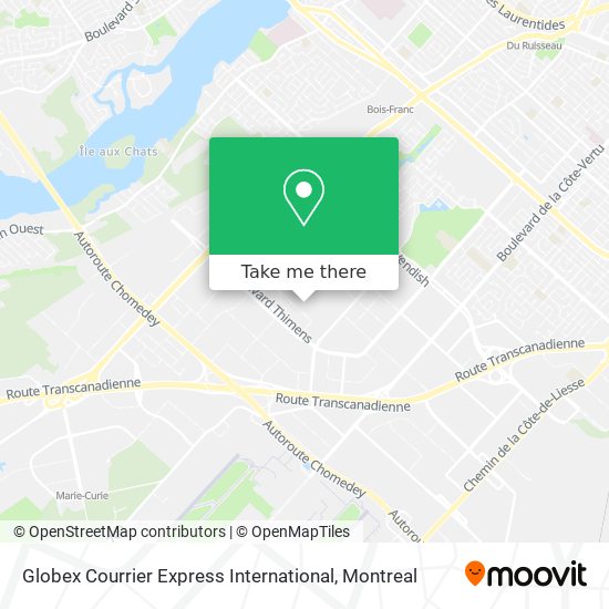Globex Courrier Express International map