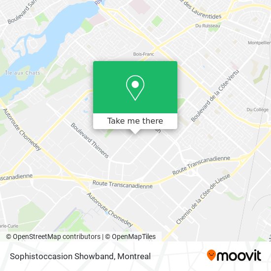 Sophistoccasion Showband map