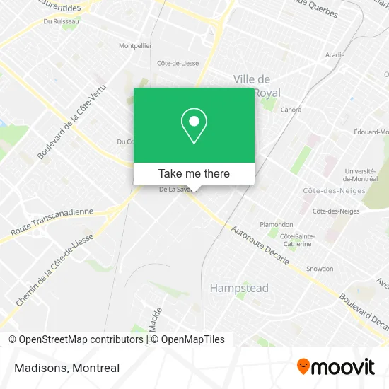 Madisons map