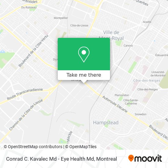 Conrad C. Kavalec Md - Eye Health Md map