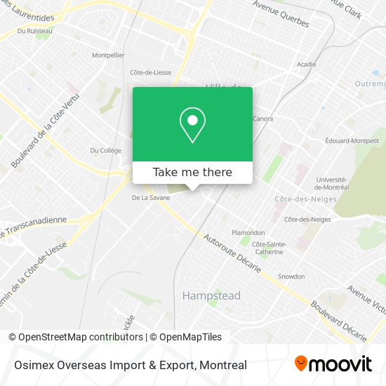 Osimex Overseas Import & Export map
