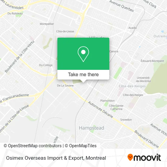Osimex Overseas Import & Export map