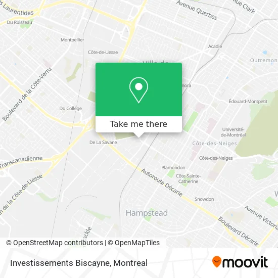 Investissements Biscayne map