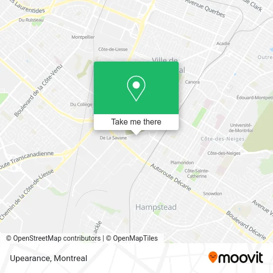 Upearance map