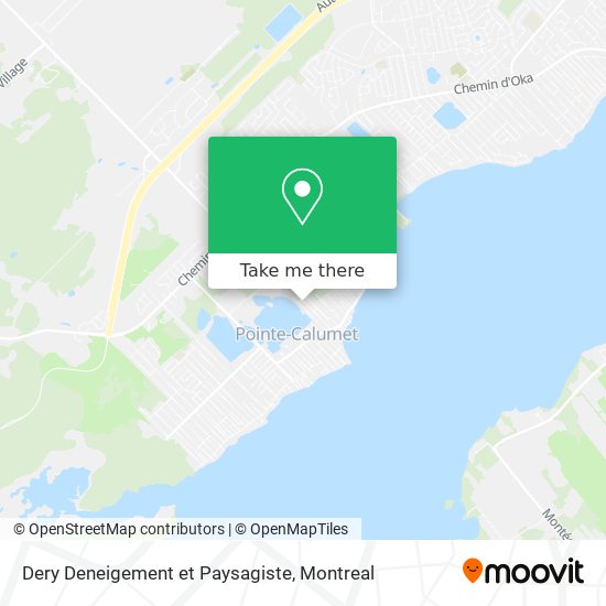 Dery Deneigement et Paysagiste map