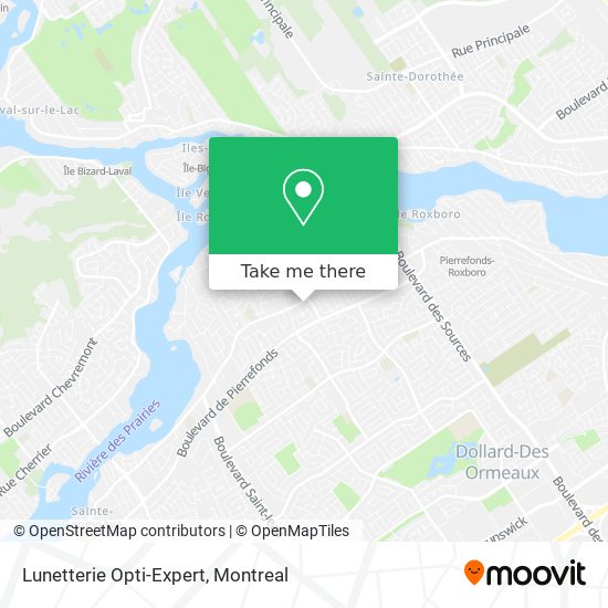 Lunetterie Opti-Expert map