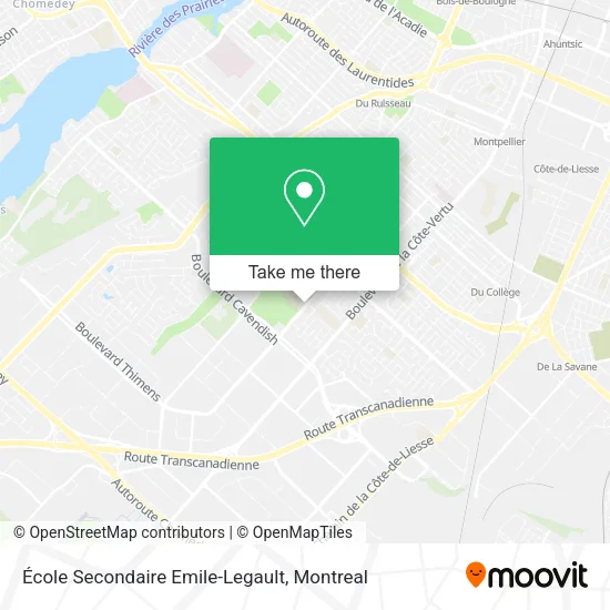 École Secondaire Emile-Legault map