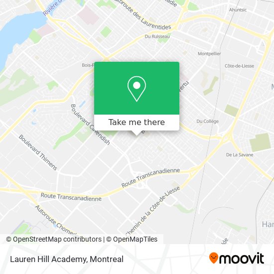 Lauren Hill Academy map