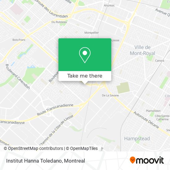 Institut Hanna Toledano map