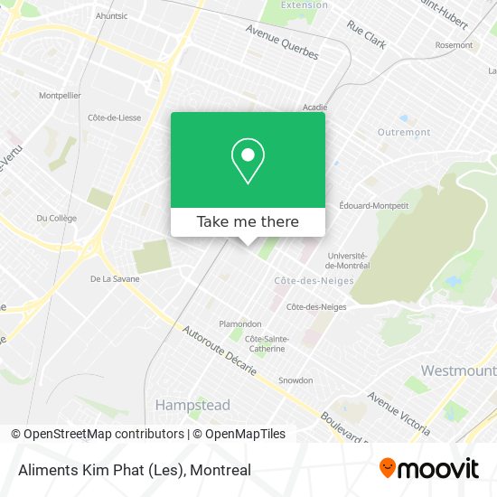 Aliments Kim Phat (Les) map
