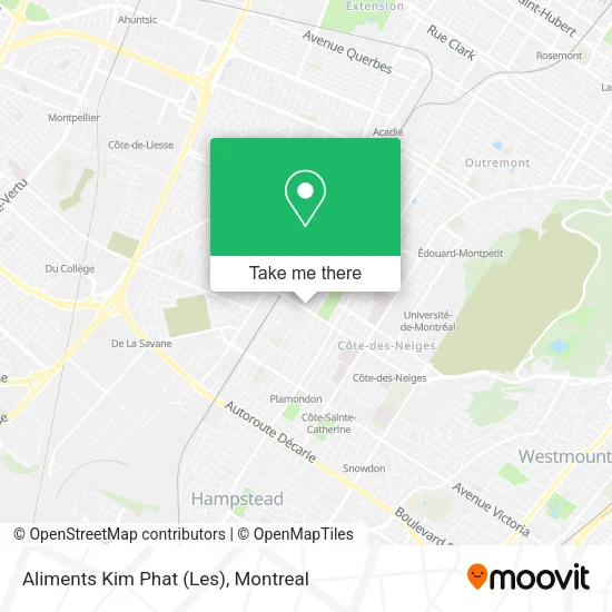 Aliments Kim Phat (Les) map
