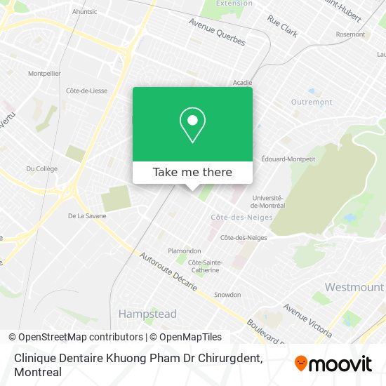 Clinique Dentaire Khuong Pham Dr Chirurgdent map