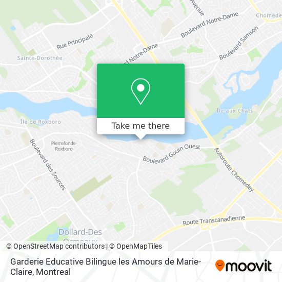 Garderie Educative Bilingue les Amours de Marie-Claire map