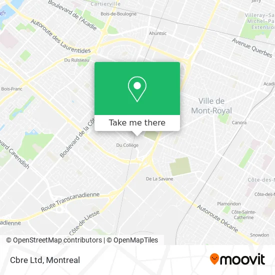 Cbre Ltd map