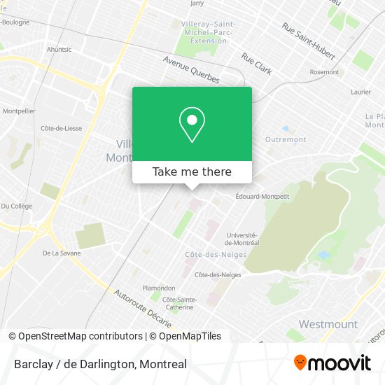 Barclay / de Darlington map