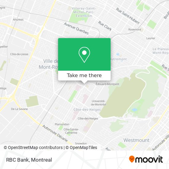 RBC Bank map