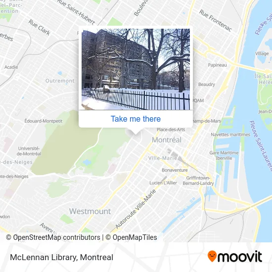 McLennan Library map