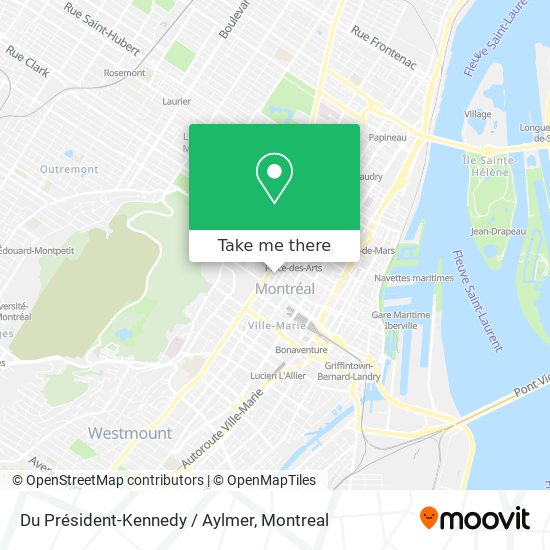 Du Président-Kennedy / Aylmer map