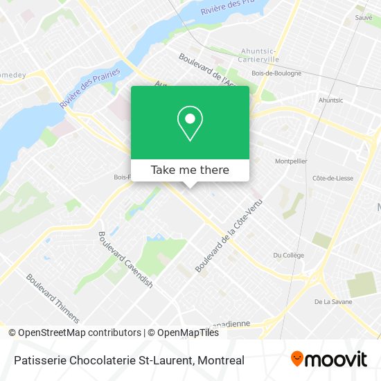 Patisserie Chocolaterie St-Laurent map