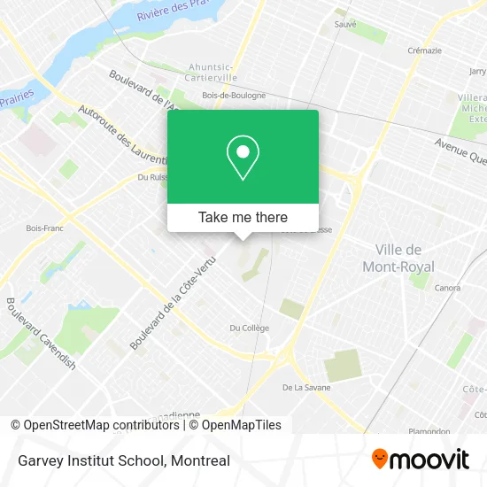 Garvey Institut School map