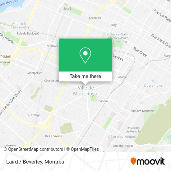 Laird / Beverley map